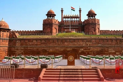 लाल किले पर बैठने की जगह का विवाद, राहुल गांधी और खरगे के नहीं पहुंचने पर सरकार ने दिखाया पुराना प्रोटोकॉल