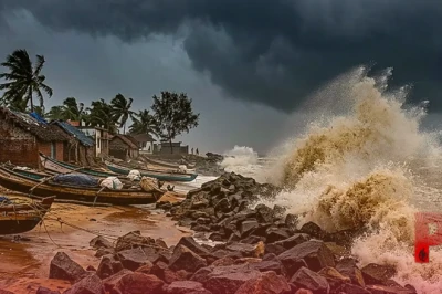 बंगाल की खाड़ी में सक्रिय चक्रवात का संकट, देश के 20 राज्यों के लिए मौसम विभाग की चेतावनी