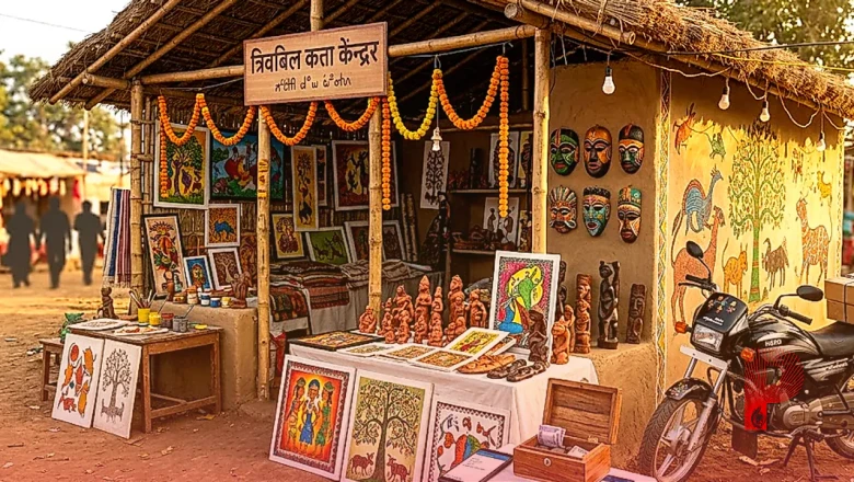 सफलता की कहानी: आदिवासी कला से संवर रही सूरज की जिंदगी, हर महीने हो रही है 50 हजार की कमाई