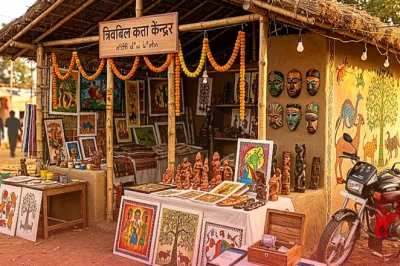 सफलता की कहानी: आदिवासी कला से संवर रही सूरज की जिंदगी, हर महीने हो रही है 50 हजार की कमाई