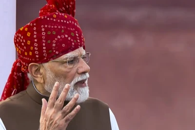 80वें स्वतंत्रता दिवस पर लाल किले से पीएम मोदी का संबोधन, 75 मिनट के भाषण में विकसित भारत का रोडमैप