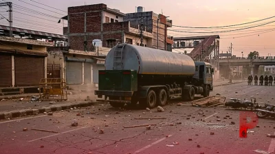 अंबाला में हिंसक झड़प: SP अजीत का दावा, गैस टैंकर फंसाकर रची गई थी बड़ी साजिश, 7 जवान ICU में भर्ती