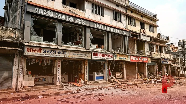 रांची में कोकर चौक के पास जबरदस्त धमाका, कई दुकानों और घरों के शीशे चकनाचूर