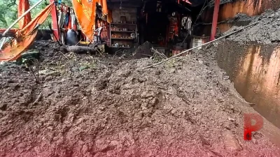 उत्तराखंड के चमोली में भारी तबाही, प्रसिद्ध कल्पेश्वर महादेव मंदिर परिसर में घुसा भूस्खलन का मलबा