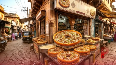 भरतपुर में छाया 'तहलका घेवर' का जादू, ड्राई फ्रूट्स के स्वाद और कीमत ने बढ़ाई चर्चा