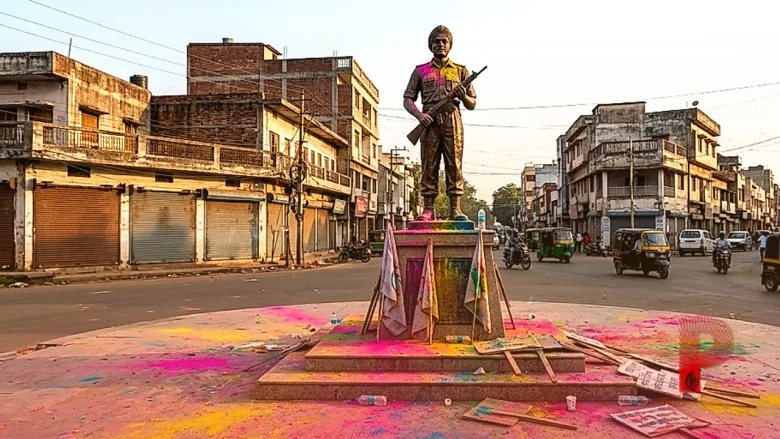 रांची में छात्र आंदोलन का सुखद अंत, जटाओं पर अबीर लगाकर समर्थकों संग झूम उठे देवेंद्र महतो