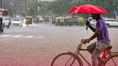 मौसम का हाल: बंगाल की खाड़ी में बना नया दबाव, 19 राज्यों में अगले 48 घंटों के लिए भारी बारिश का अलर्ट