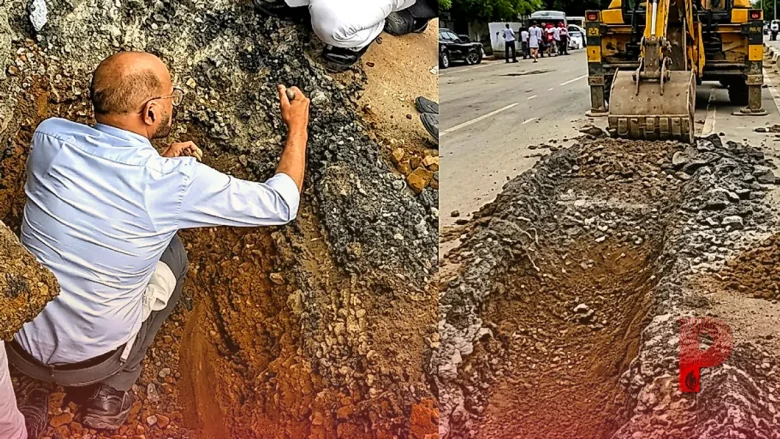 ग्वालियर में सड़कों की हकीकत जानने के लिए अफसरों ने खुद की खुदाई, लैब में होगा गुणवत्ता का टेस्ट