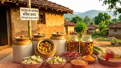सरगुजा का पारंपरिक करील अचार: देसी मसालों और शुद्ध सरसों के तेल का अद्भुत संगम