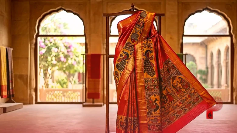 कांजीवरम साड़ियों पर चढ़ा मंजूषा कला का रंग, राष्ट्रपति द्रौपदी मुर्मू भी बनीं इस अनूठी कला की मुरीद