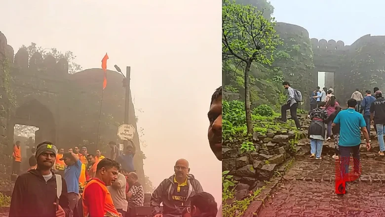 पुणे के सिंहगढ़ किले पर पर्यटकों से बदसलूकी: शॉर्ट्स पहनने पर भड़के दक्षिणपंथी संगठन के कार्यकर्ता, महिलाओं समेत 8 लोगों पर मामला दर्ज