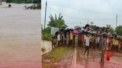 मध्य प्रदेश के राजगढ़ में दर्दनाक हादसा: चेतावनी के बावजूद बाढ़ के पानी में उतारी इको कार, बहने से 4 लोगों की मौत, 11 लोग थे सवार