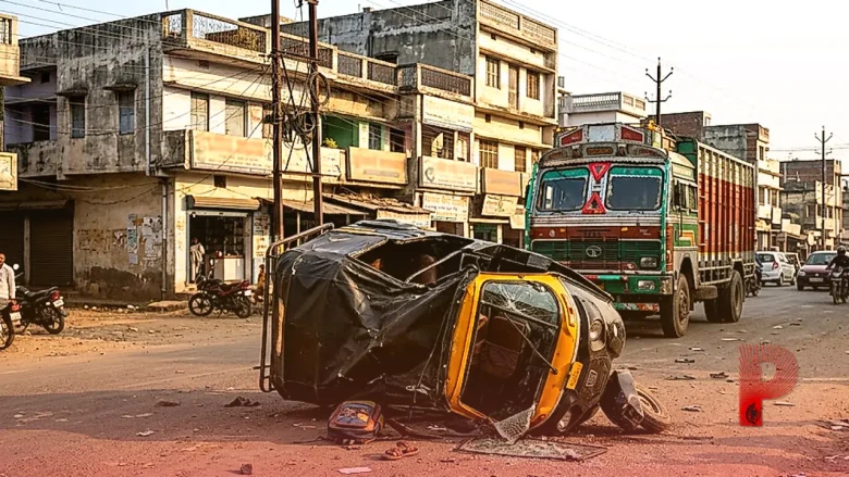 पटना: भीषण सड़क हादसे में मां और 6 साल के बेटे की दर्दनाक मौत, ऑटो को ट्रक ने मारी जोरदार टक्कर