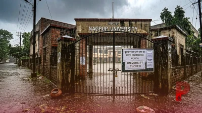 नागपुर में भारी बारिश का कहर, बुधवार को सभी स्कूल-कॉलेज रहेंगे बंद