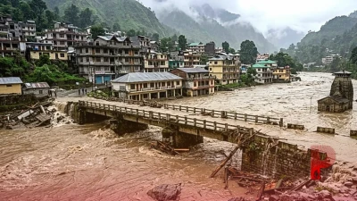 उत्तराखंड में मानसून का रौद्र रूप: 7 जिलों में ऑरेंज अलर्ट, नदियों के उफान से जनजीवन अस्त-व्यस्त