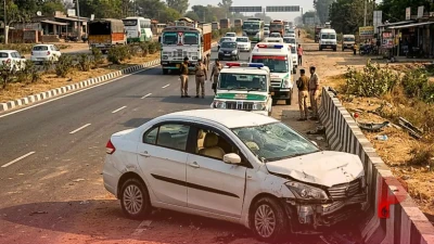 झांसी-कानपुर हाईवे पर बड़ा हादसा: माफिया अतीक अहमद के सबसे छोटे बेटे अबान की कार दुर्घटना में मौत, भाई से मिलने जा रहा था जेल
