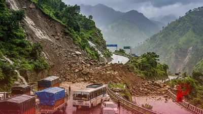 उत्तराखंड में मानसून का तांडव: 9 जिलों में ऑरेंज अलर्ट, भूस्खलन से ठप हुए रास्ते