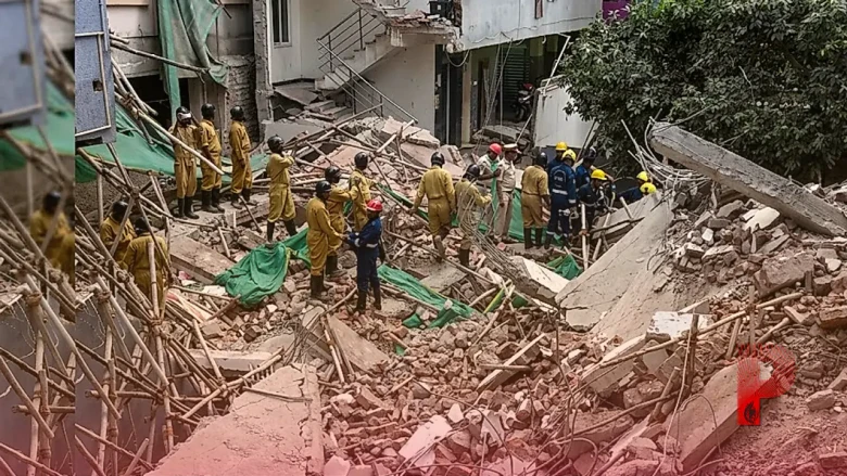 हैदराबाद: 7 मंजिला निर्माणाधीन इमारत गिरने से 2 की दर्दनाक मौत, कई घर क्षतिग्रस्त