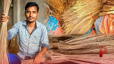 कोडरमा के राजकुमार की प्रेरणादायक कहानी: चेन्नई में करते थे मजदूरी, अब झाड़ू बनाकर कमा रहे हैं लाखों रुपये