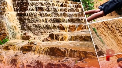 अलवर में मानसून की जोरदार वापसी, बारिश ने फसलों में फूंकी जान और बाला किला की वादियों में बहे झरने