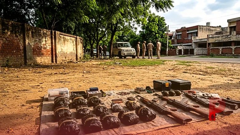 चंडीगढ़ में आईईडी और हथियारों का जखीरा बरामद, पाकिस्तान से जुड़े हैं तीनों गिरफ्तार आरोपी