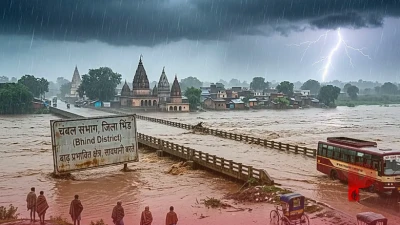 MP में भारी बारिश का अलर्ट: भिंड में रेड अलर्ट, 10 जिलों में बिगड़ सकता है मौसम का मिजाज