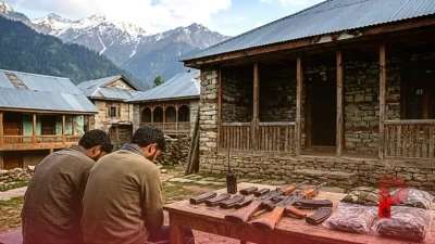 जम्मू-कश्मीर में सुरक्षाबलों का बड़ा प्रहार, आतंकियों के दो मददगार गिरफ्तार और हथियार बरामद