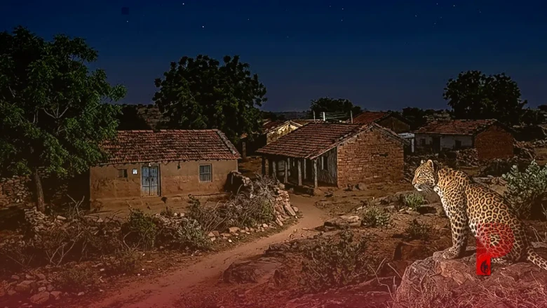 भीलवाड़ा के माजी साहब का खेड़ा गांव में लेपर्ड की दस्तक, पूरी रात घरों में दुबके रहे ग्रामीण