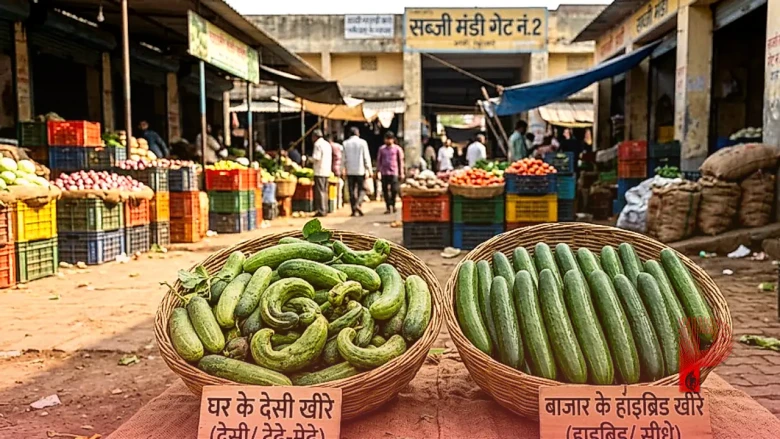 घर के टेढ़े-मेढ़े खीरे और बाजार के बिल्कुल सीधे खीरे के बीच क्या है अंतर? कृषि वैज्ञानिकों ने बताया इसके पीछे का बड़ा कारण