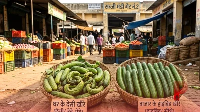 घर के टेढ़े-मेढ़े खीरे और बाजार के बिल्कुल सीधे खीरे के बीच क्या है अंतर? कृषि वैज्ञानिकों ने बताया इसके पीछे का बड़ा कारण