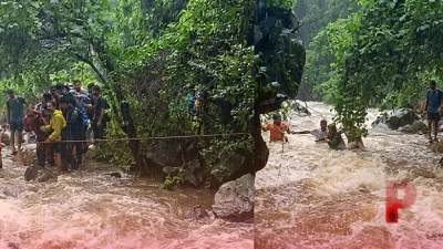 रायगढ़ के जेनिथ झरने में अचानक बढ़ा पानी का बहाव, ग्रामीणों ने सूझबूझ से बचाई 100 से अधिक पर्यटकों की जान