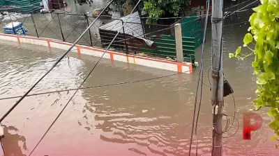 कानपुर में मानसून की पहली बौछार का कहर: नगर निगम के दावों की खुली पोल, सड़कों पर भरा कमर तक पानी