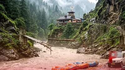 हिमाचल के भरमौर में भारी बारिश का कहर: अस्थाई पुल टूटने से बनी माता मंदिर के पास फंसे 25 से 30 श्रद्धालु, एनडीआरएफ की टीम रवाना