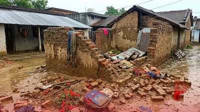 बरेली में बारिश का कहर: जर्जर दीवार गिरने से दो मासूम भाई-बहन की दर्दनाक मौत, गांव में छाया सन्नाटा