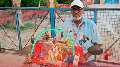 महंगाई और उम्र को दी मात, अंबाला के 66 वर्षीय हरीश गोयल ने 25वीं बार टीवीएस मोटरसाइकिल से शुरू की अमरनाथ यात्रा
