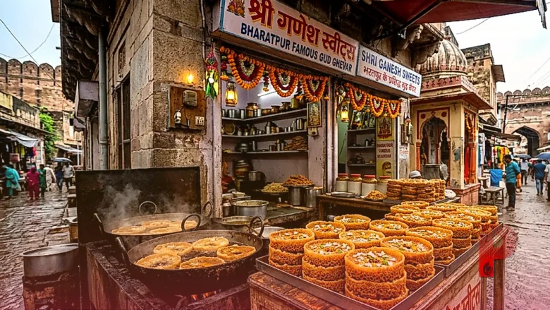 भरतपुर में गुड़ के घेवर का छाया जादू, सावन के मौके पर स्वाद और सेहत का अनूठा मेल