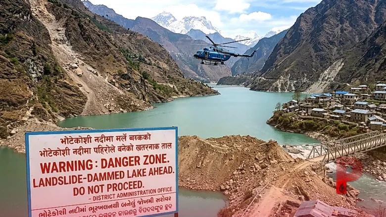 नेपाल पर मंडराया एक और बड़ा खतरा, भोटेकोशी नदी में बनी विशाल झील ने बढ़ाई चिंता