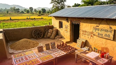 रांची की पुष्पा का हुनर: किसान माता-पिता की बेटी ने कला से संवारी अपनी तकदीर, जानिए कैसे बनी आत्मनिर्भर