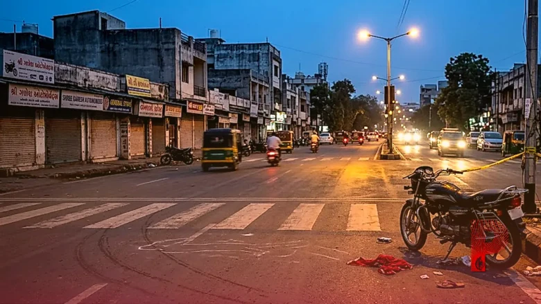 वडोदरा में दर्दनाक सड़क हादसा: सड़क पार कर रही मां-बेटियों को बाइक ने मारी टक्कर, 6 साल की मासूम की गई जान