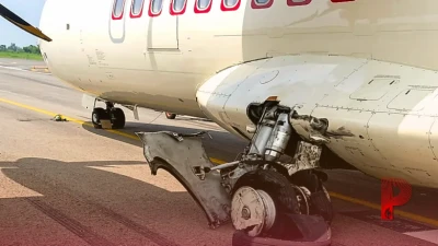 बिलासपुर एयरपोर्ट पर विमान का टायर फटा, बड़ा हादसा टला, प्रयागराज की उड़ान रद्द