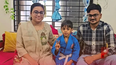 सागर के 6 साल के अमोघ ने रचा इतिहास! कूडो स्टेट चैंपियनशिप में जीता गोल्ड, अब अंतर्राष्ट्रीय स्तर पर दिखाएगा दमखम