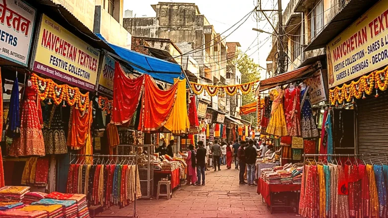 रांची में नवरात्र की रौनक: बाजारों में सजा लेटेस्ट कलेक्शन, आप भी कर सकते हैं विंडो शॉपिंग