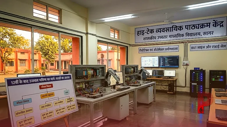 सागर के सरकारी स्कूलों में छात्रों का भविष्य संवार रहे आधुनिक कोर्स, 12वीं के बाद ही मिल रहा लाखों का अवसर