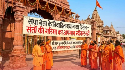सपा नेता लाल बिहारी यादव के विवादित बयान पर मचा बवाल, संतों ने कहा- यह अखिलेश यादव का भी अपमान