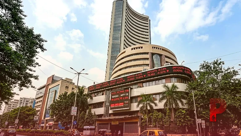 शेयर बाजार का सुस्त आगाज: सेंसेक्स और निफ्टी में गिरावट, इंडिगो और इन्फोसिस समेत कई दिग्गज शेयर लाल निशान में