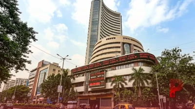 शेयर बाजार का सुस्त आगाज: सेंसेक्स और निफ्टी में गिरावट, इंडिगो और इन्फोसिस समेत कई दिग्गज शेयर लाल निशान में