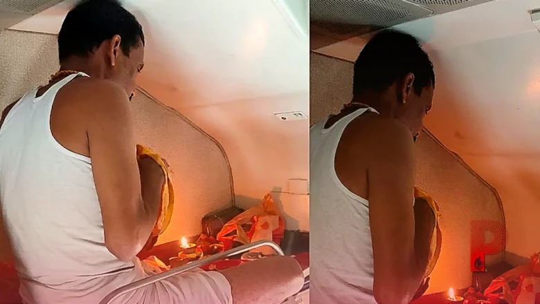 चलती ट्रेन में बर्थ पर दीपक जलाकर पूजा करने वाले यात्री पर सख्त कार्रवाई, रेलवे ने उठाया बड़ा कदम