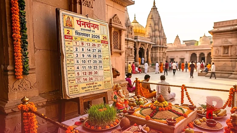 पंचांग 2 सितंबर 2026: हलषष्ठी व्रत का विशेष संयोग और तुला राशि में शुक्र का प्रवेश, जानें सभी शुभ मुहूर्त