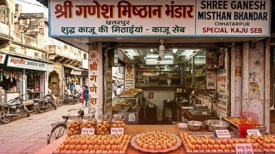 छतरपुर की अनोखी 'काजू सेब' मिठाई: दिखने में बिल्कुल असली फल जैसी, स्वाद में काजू का जादू