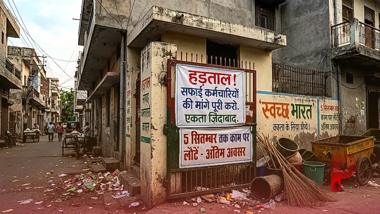हरियाणा में सफाई कर्मचारियों की हड़ताल पर सरकार सख्त, 5 सितंबर तक काम पर लौटने का आखिरी मौका